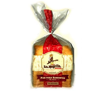 PAN P/SANDWICH LA NEGRITA BLANCO 450 GR.
