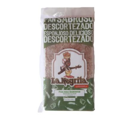 PAN P/SANDWICH LA NEGRITA DESCORTEZADO INTEGRAL