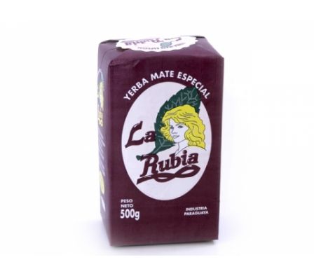 YERBA MATE LA RUBIA TRADICIONAL 500 GR