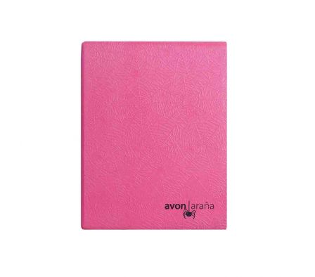 CUADERNO AVON ARAÑA ROSADO TD 2RAYAS 96 HOJAS 