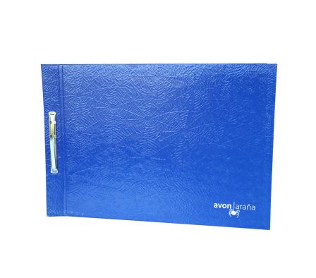 CARPETA DE DIBUJO AVON ARAÑA N°2 AZUL 