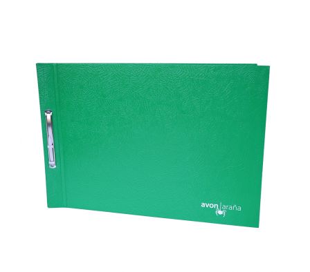 CARPETA DE DIBUJO AVON ARAÑA N°2 CELESTE