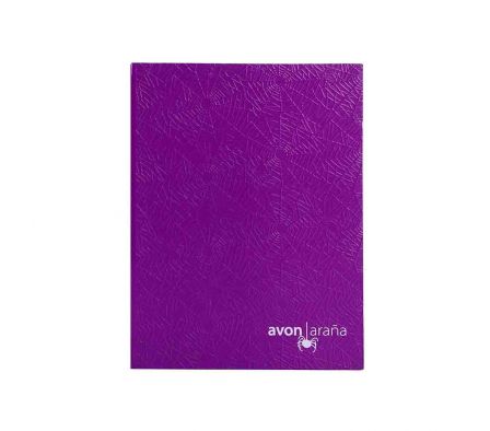 CUADERNO AVON ARAÑA LILA 1RAYA 48 HOJAS 