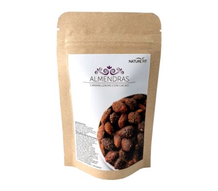 ALMENDRAS CARAMELIZADAS NATURE FIT CON CACAO 25 GR