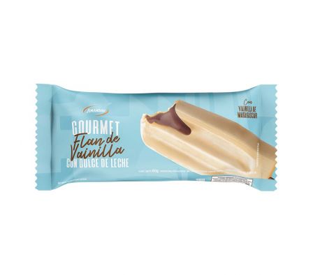 HELADOS AMANDAU PALITO FLAN DE VAINILLA RELLENO 60