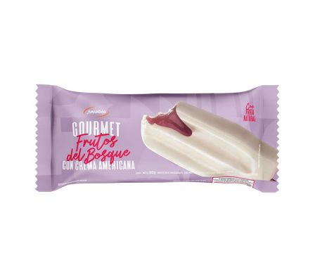 HELADOS AMANDAU PALITO FRUTOS DEL BOSQUE RELLENO 6