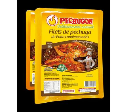 PECHUGON FILETS DE PECHUGA CONG.CONDIMENTADOS 720G