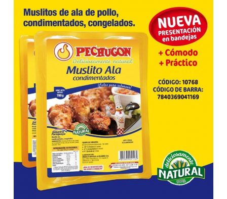 PECHUGON MUSLITO ALA COND.CONG.720GR