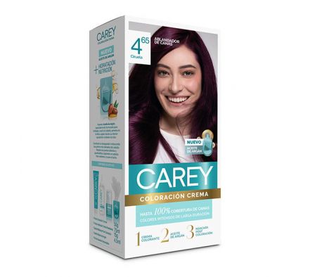 CAREY TINT.KIT COMP.CASTAÑO ROJIZO CAOBA Nº 4.65