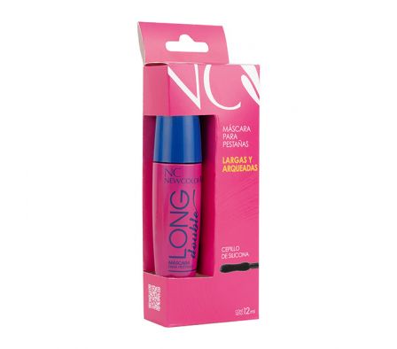 MASCARA P/PESTAÑAS NEWCOLOR LONG DOUBLE-BL 12GR