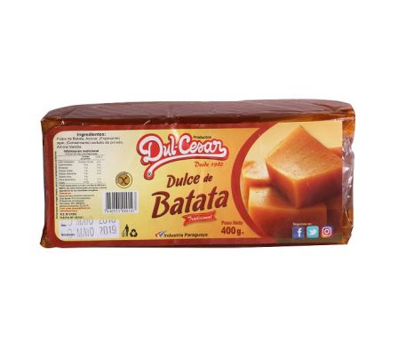 DULCE DE BATATA DUL-CESAR 400 GR