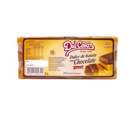 BATATA DUL-CESAR C/CHOCOLATE 400GR