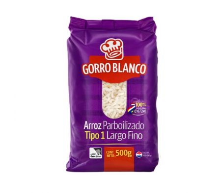 ARROZ GORRO BLANCO PARBOLIZADO 500GR 