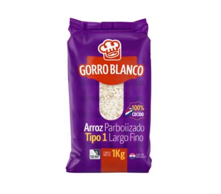 ARROZ GORRO BLANCO PARBOLIZADO 1KG