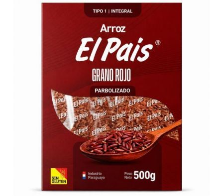 ARROZ EL PAIS GRANO ROJO INTEGRAL 500GR