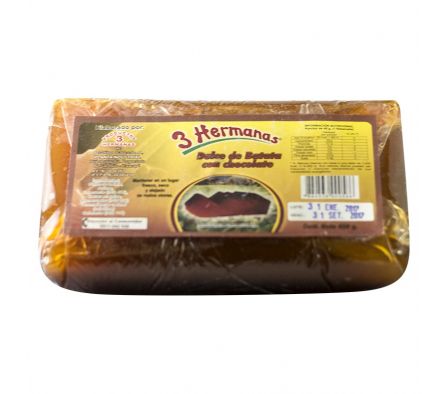 DULCE DE BATATA 3 HERMANAS CON CHOCOLATE 450GR 