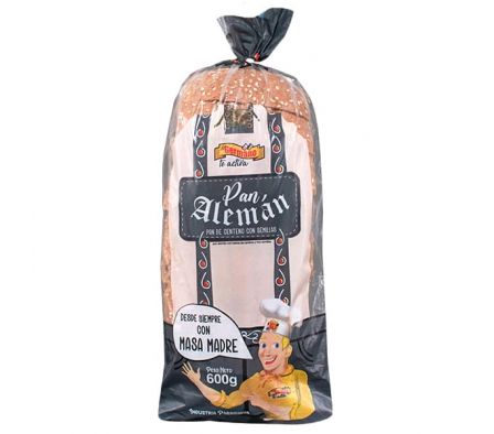PAN ALEMAN EL GERMANO C/CENTENO 600GR.