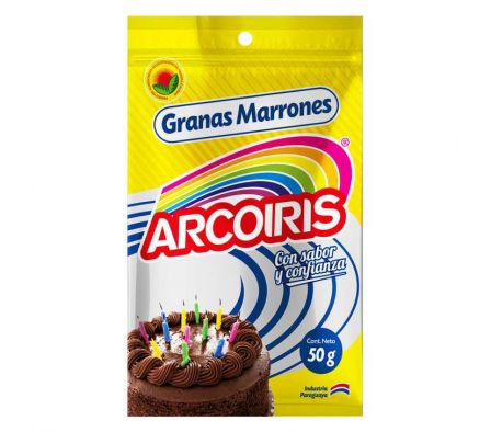 ARCO IRIS GRANAS CHOCOLATE 50 GR *10