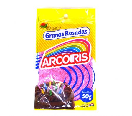 ARCO IRIS GRANAS ROSADAS 50 GR *10