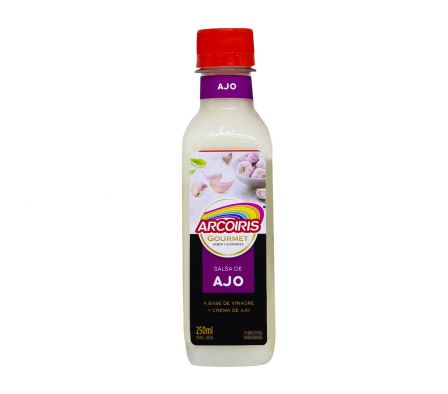 ARCO IRIS SALSA DE AJO 250 ML *10,