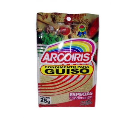 CONDIMENTO P/GUISO 25 GR ARCO IRIS