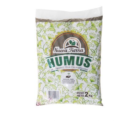 HUMUS DE LOMBRIS ROJA CALIFORNIANA NVA.TIERRA 2KG
