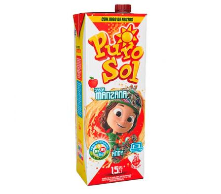 JUGO PURO SOL SABOR MANZANA 1,5LT