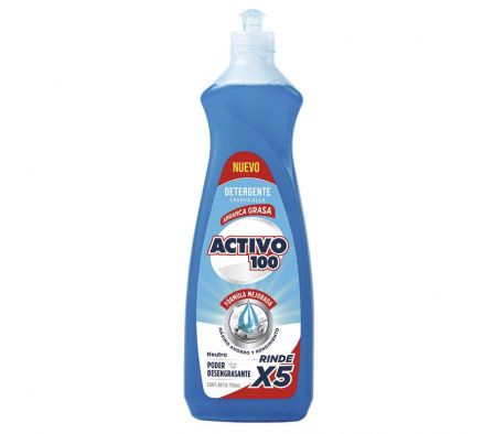 DETERGENTE ACTIVO 100 ARRANCA GRASA NEUTRO 750 ML