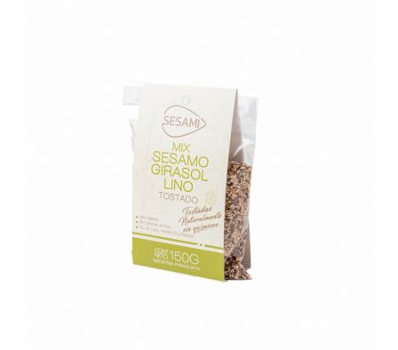 SEMILLA TOSTADA SESAMI MIX GRANULADO 150GR