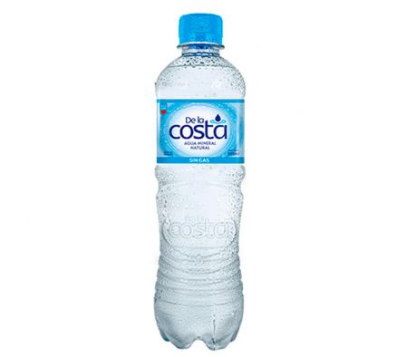 DE LA COSTA AGUA MINERAL S/GAS 500 ML *12