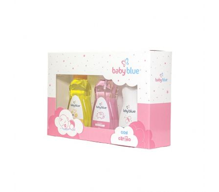 BABY BLUE KIT COLONIA/SHAMPOO/CREMA NIÑA