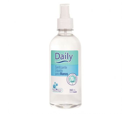SANITIZANTE DAILY PARA MANOS C/ROCIADOR 350ML