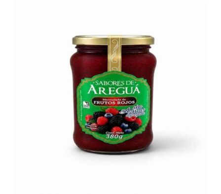MERMELADA SABORES DE AREGUA FRUTOS ROJOS DIE 380G