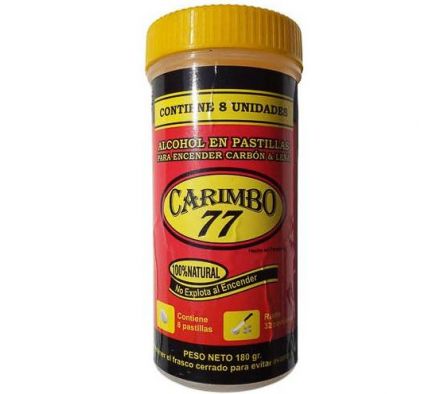 ALCOHOL CARIMBO 77 EN PASTILLA X8 UNDS