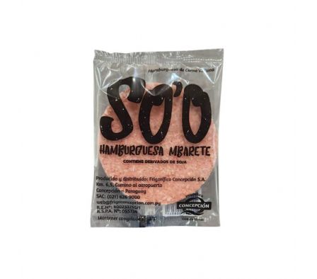 HAMBURGUESA CONCEPCION SO'O INDIVIDUAL X UN.