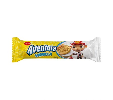 GALLETITAS AVENTURA RELLENA  SAB/VAINILLA 120 GR.