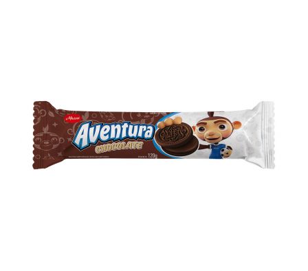 GALLETITAS AVENTURA RELLENA  SAB/CHOCOLATE 120 GR.