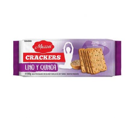 GALLETITA MAZZEI CRACKERS LINO Y QUINOA 200GR