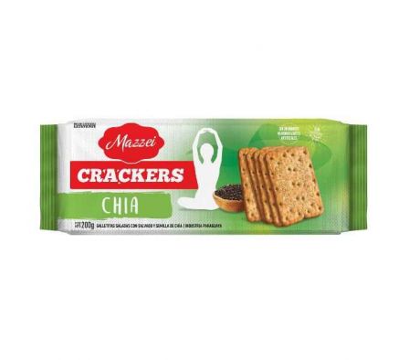 GALLETITA MAZZEI CRACKERS CHIA 200GR