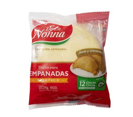 DISCOS PARA EMPANADAS DE LA NONNA P/FREIR CHICO 22