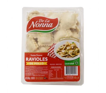 RAVIOLES DE LA NONNA DE POLLO 500 GR