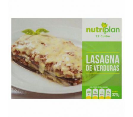 NUTRIPLAN LASAGNA DE VERDURAS CONG. 320GR