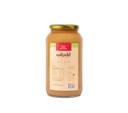 MANTEQUILLA NUTS&FIT DE MANI NATURAL 800GR