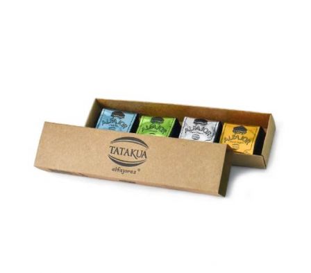 CAJA 4 ALFAJORES TATAKUA REGULARES SURTIDOS