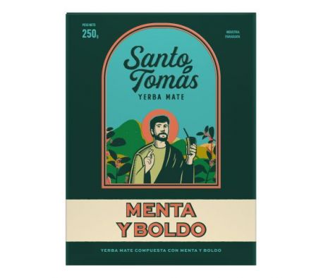 YERBA SANTO TOMAS MENTA /BOLDO 250GR