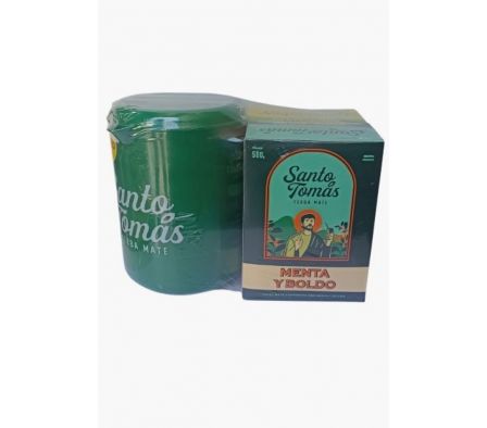 PACK YERBA MATE SANTO TOMAS 500GR X 2 UN + JARRA