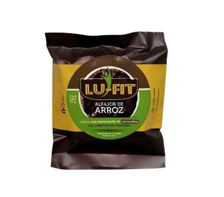 ALFAJOR LUFIT ARROZ RELLENO ALMENDRA 55GR