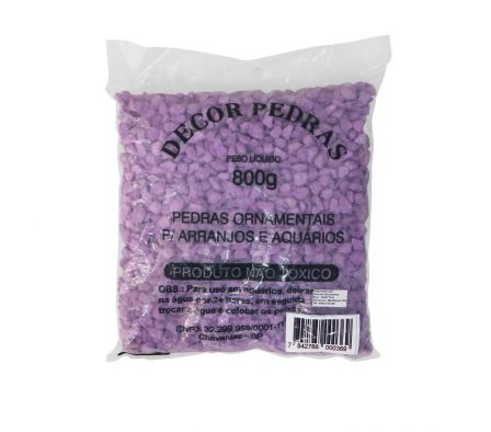PIEDRITAS DECORATIVAS LILA X800 GRS