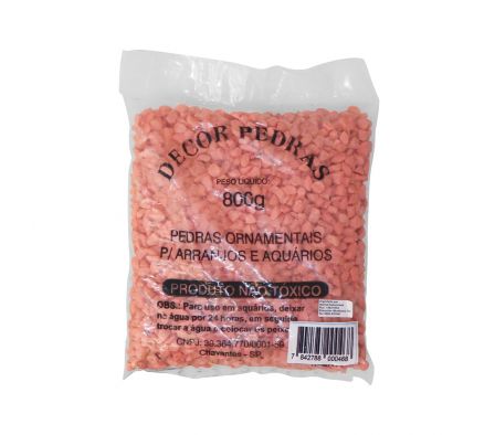 PIEDRITAS DECORATIVAS SALMON X800 GRS
