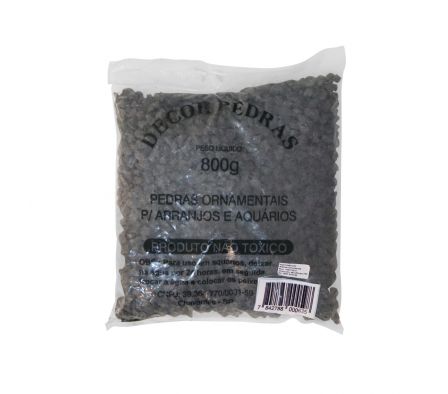 PIEDRITAS DECORATIVAS NEGRAS X800 GRS